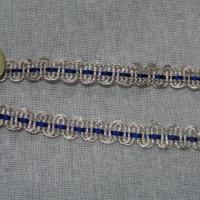 1227 croquet argent et ruban satin bleu nuit 3 