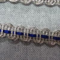 1227 croquet argent et ruban satin bleu nuit 4 