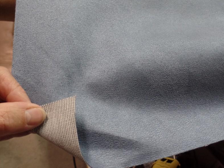 Alcantara ameublement teinte gris acier