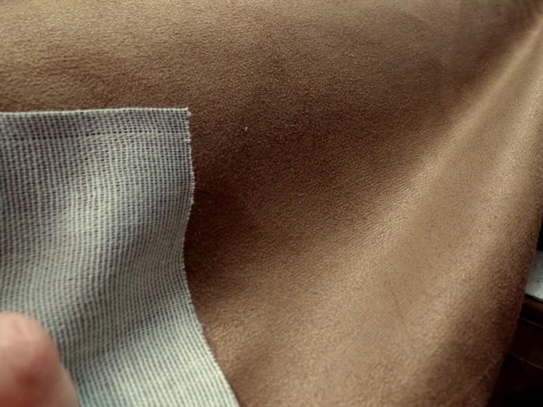 Alcantara ameublement teinte noisette 1