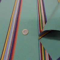 Bâche bleu-vert clair rayures multicolores 1