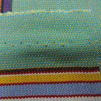Bâche bleu-vert clair rayures multicolores 2