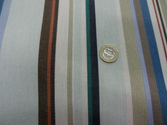 bâche fines raies azur-ciel-marron-vert 1