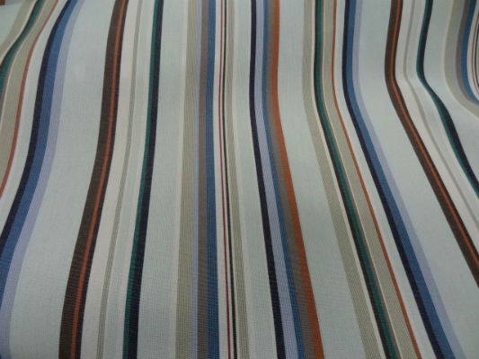 bâche fines raies azur-ciel-marron-vert 6