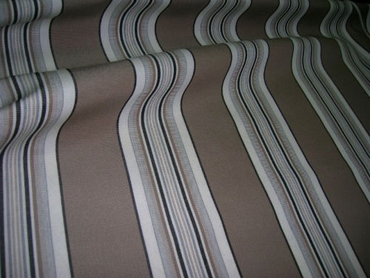 Bâche beige moyen rayée blanc cassé taupe 1