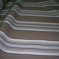 Bâche beige moyen rayée blanc cassé taupe 2