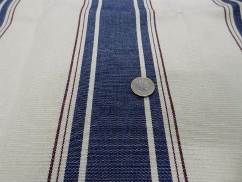 Bache blanc casse raye bleu 2 1