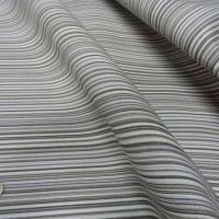 Bache fines rayures blanc casse chatain 1