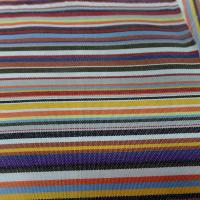 Bache fines rayures jaune rouge indigo 1 