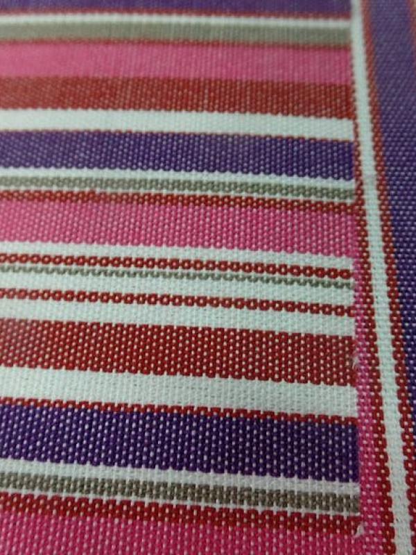 Bache fines rayures rose violet 3