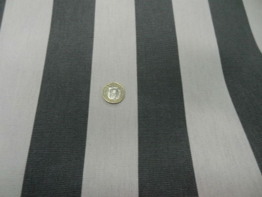 Bâche rayures moyennes blanc-gris 2