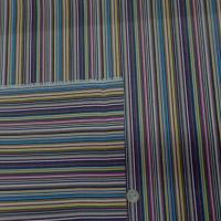 Bache rayures fines tons bleu et lavande 1