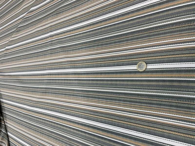 Bache rayures kaki eucalyptus 5