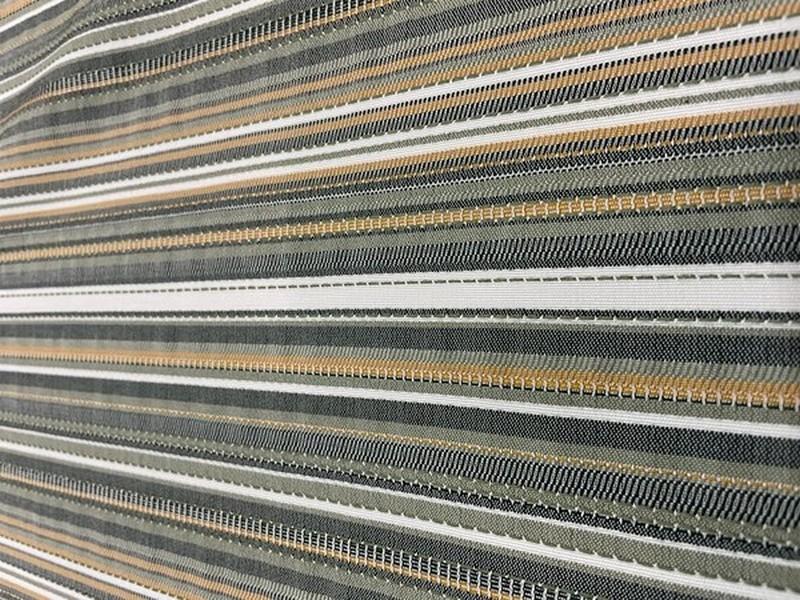 Bache rayures kaki eucalyptus 9