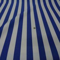 Bache rayures moyennes blanc bleu outremer 2