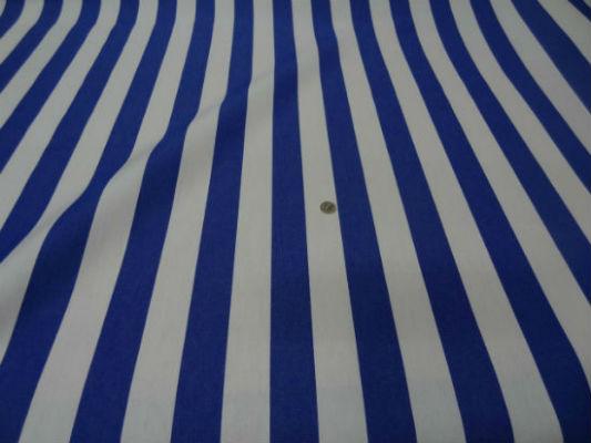 Bache rayures moyennes blanc bleu outremer 2 