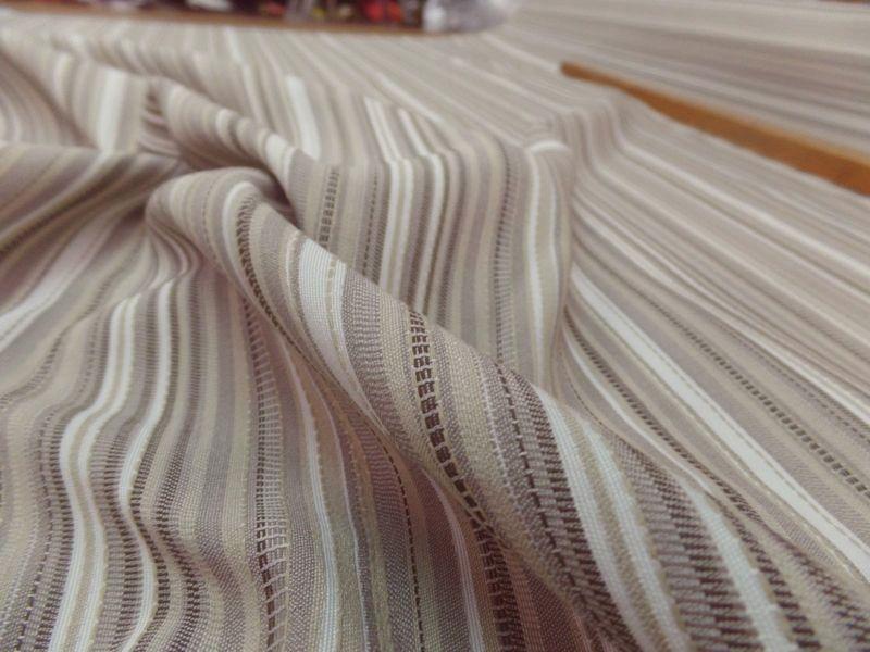 Bache rayures beige clair 1