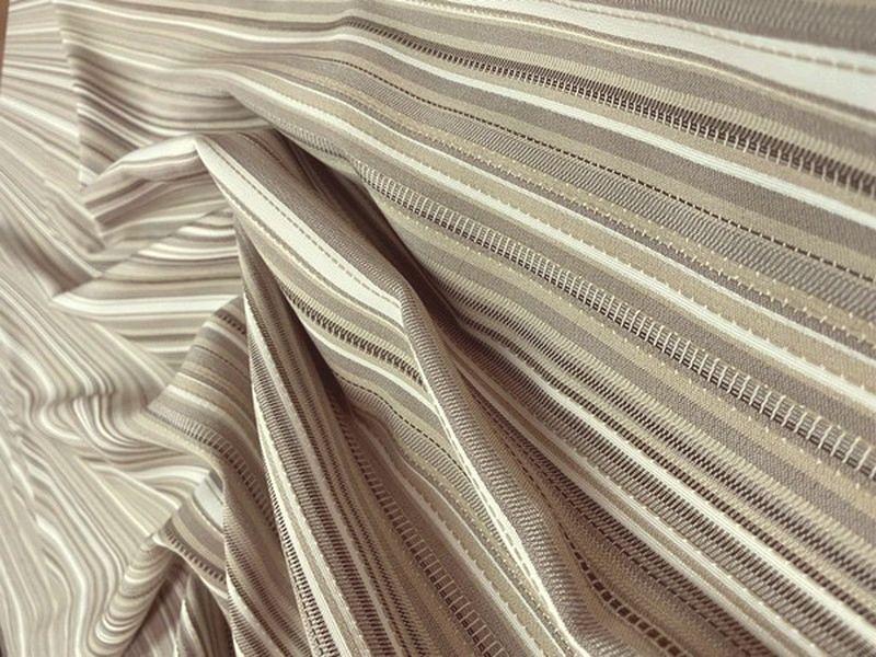 Bache rayures beige clair 2