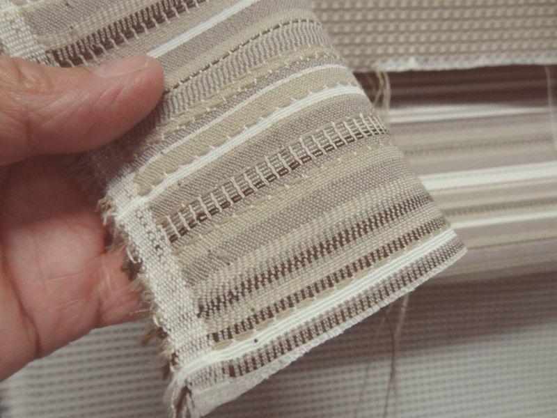 Bache rayures beige clair 5