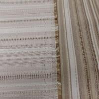 Bache rayures beige clair