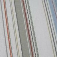 Bâche blanc rayée bleu ciel-beige 02