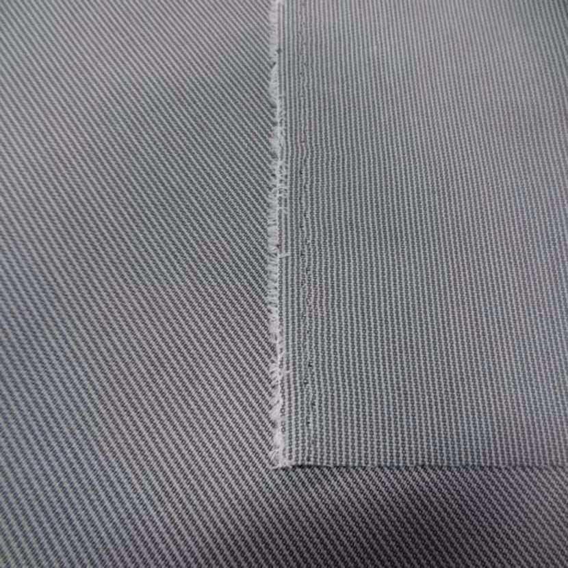 Bache teflon fine rayures blanc et gris3