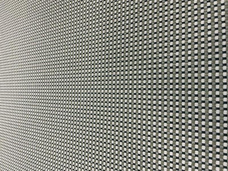 Bache tissee carreaux kaki eucalyptus 6