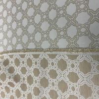 Bache tissee motif blason beige clair 7