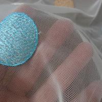 Bande de resille extensible blanc casse motif bulles 3