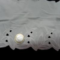 Bande jersey finition dentelle blanc casse 2 