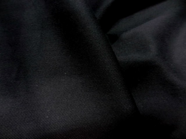 Belle gabardine coton noire