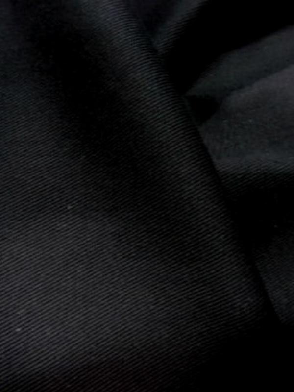 Belle gabardine coton noire