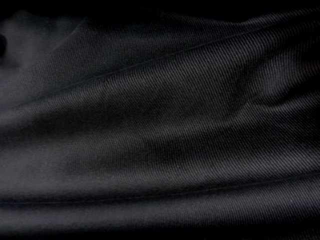 Belle gabardine coton noire2