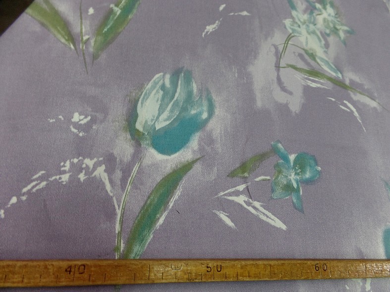 Bengaline lavande fleurs tulipes bleu 2