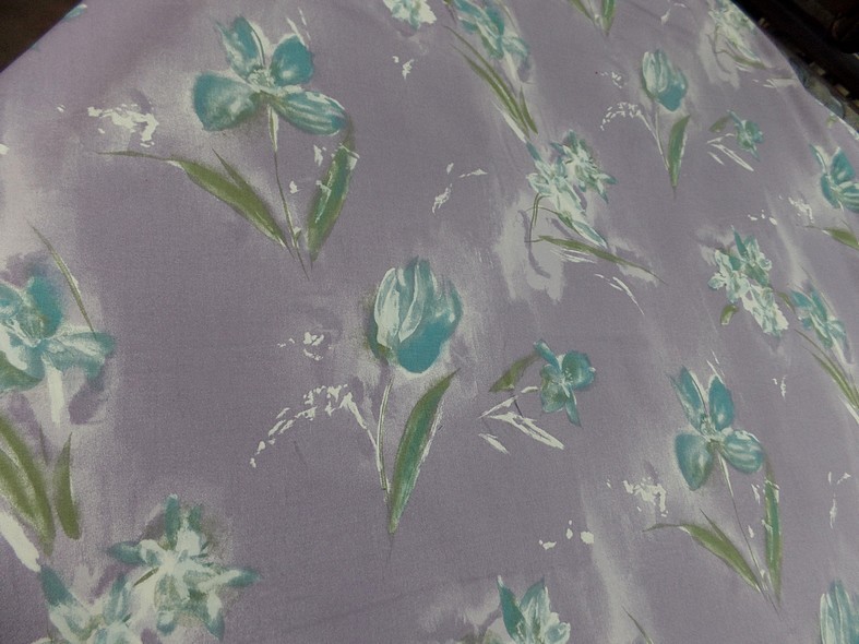 Bengaline lavande fleurs tulipes bleu 4