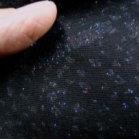 Bengaline lycra noire motif reptile lurex 5 