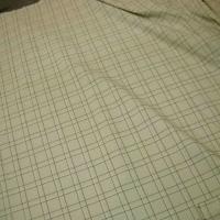 Bengaline lycra sable a carreaux raies taupe 2