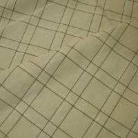 Bengaline lycra sable a carreaux raies taupe 3