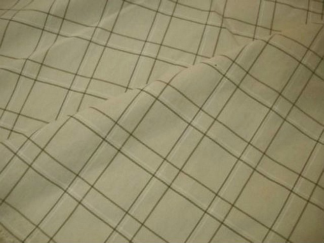 Bengaline lycra sable a carreaux raies taupe 3
