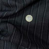 Bi stretch noir fines rayures grises 1