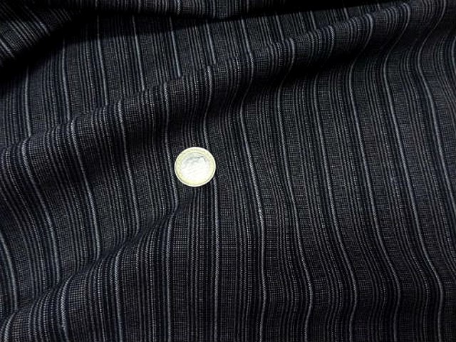 Bi stretch noir fines rayures grises 2