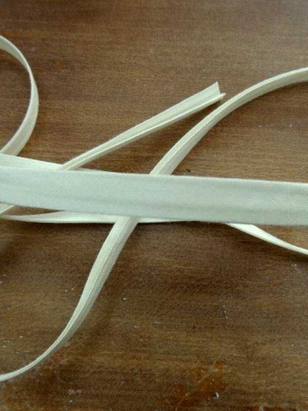Biais coton blanc casse 18 mm 3 