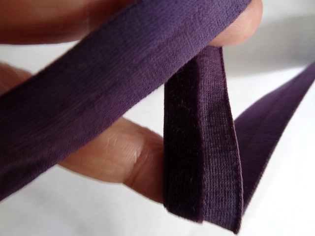 Biais elastique violet 2 