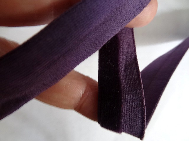 Biais elastique violet 2