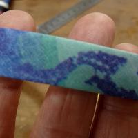 Biais jersey fin fleuri 13 mm 3