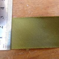 Biais satin kaki a plat 30 mm 2 
