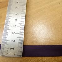 Biais satin mat aubergine 15 mm 3 