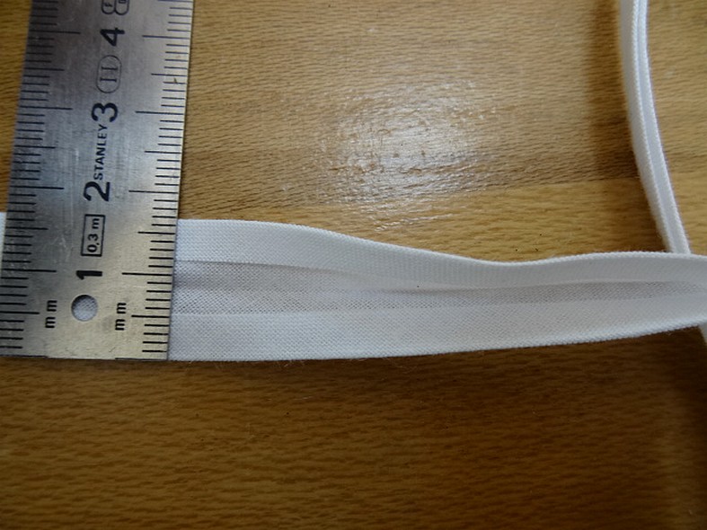Biais tout textiles blanc 2