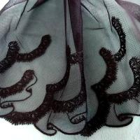 Bordure dentelle jupon brodee noire 2