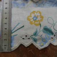 Bordure festonnee coton et broderie anglaise 1 